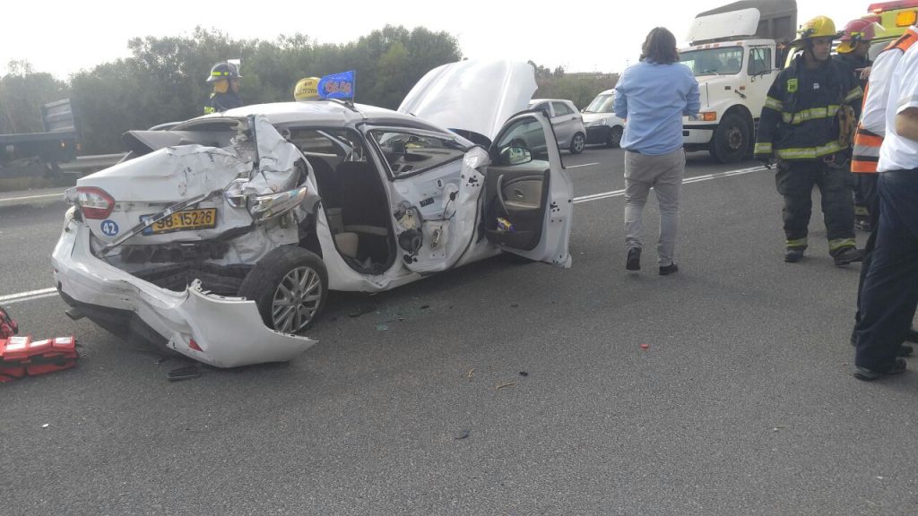 צומת אשדוד: תאונת דרכים קשה, מסוק הוזנק לפנות פצועים