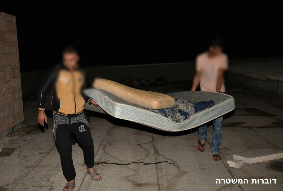 משטרת ישראל ולוחמי מג"ב עצרו 22 שוהים בלתי חוקיים באשדוד