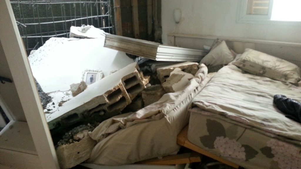 מפחיד: קיר קרס בבניין בו בוצעו עבודות תמ"א 38