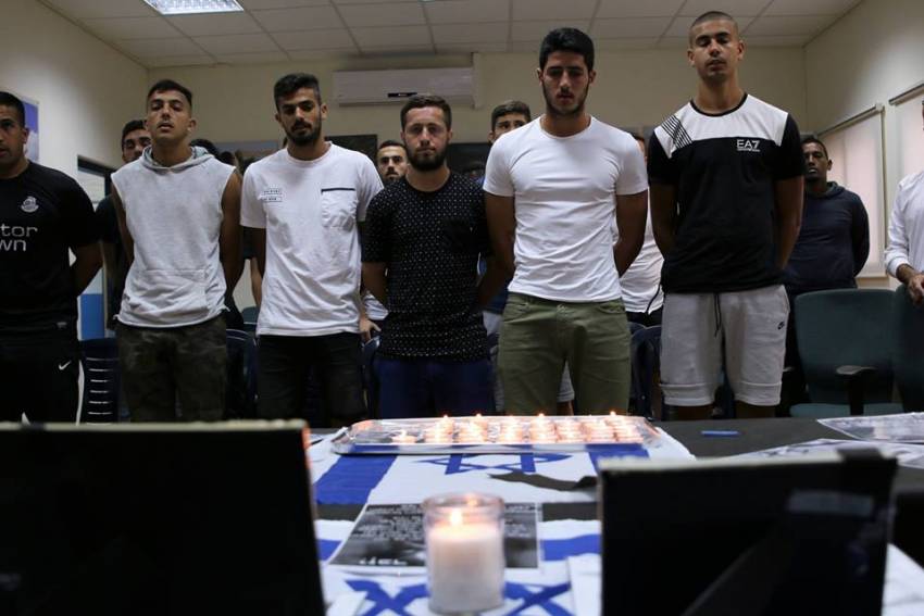 מחלקת הנוער של מ.ס אשדוד זוכרת את חללי צה"ל ונפגעי פעולות האיבה