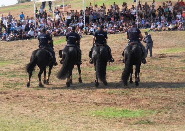 הפנינג משטרה וכוחות הצלה בפארק אשדוד ים