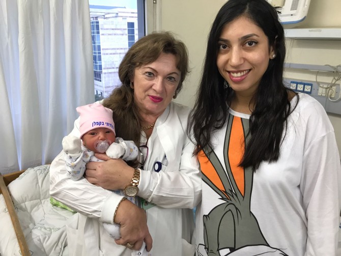 התינוקת האשדודית הראשונה בקפלן לשנת 2018
