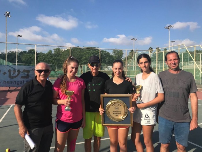 מכבי נערות אשדוד אלופות הטניס לשנת 2018