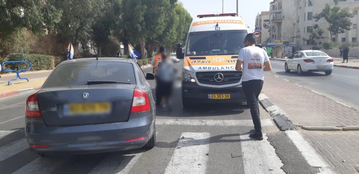 אישה נפצעה בתאונת דרכים שארעה באשדוד