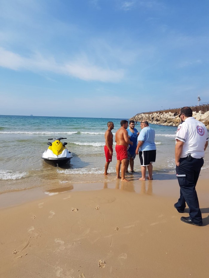 ארבעה מצילים הצליחו למנוע אסון גדול סמוך לנמל אשדוד