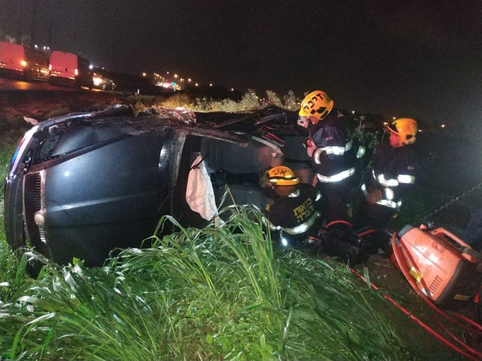 הבוקר: פצוע בינוני בתאונה קשה בה התהפך רכב ליד הנמל