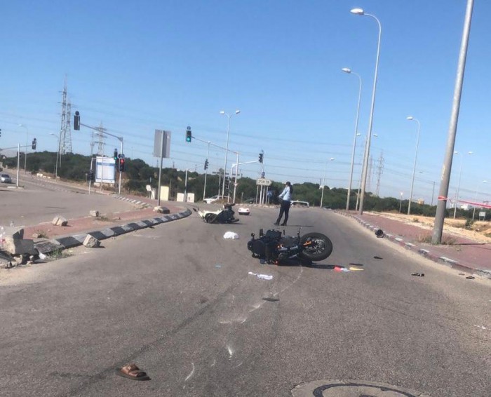 רוכב האופנוע שנפצע בשבת בתאונה ליד הנמל, נפטר מפצעיו