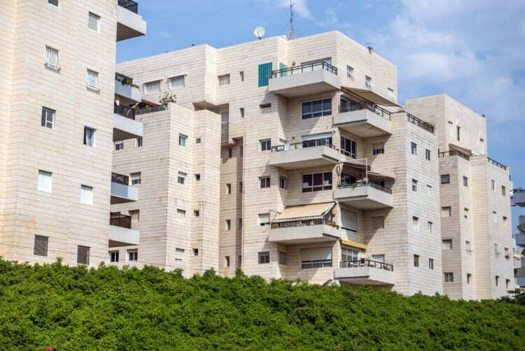 Apartment houses in Tel Aviv city, Israel